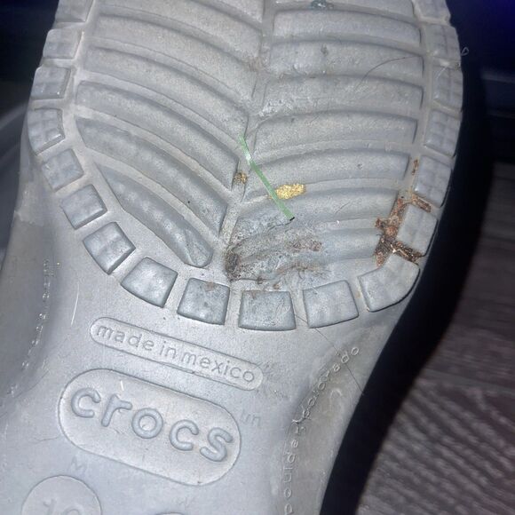 Crocs Color Grey Size 10-12 - Picture 6 of 8